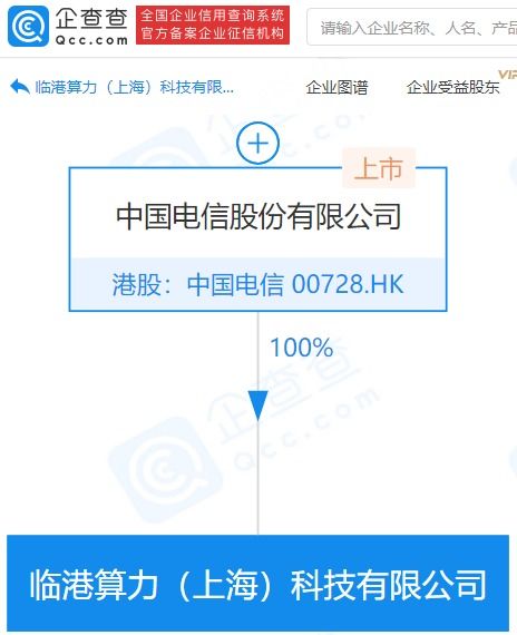 中國電信在上海成立科技新公司，注冊(cè)資本達(dá)9億元